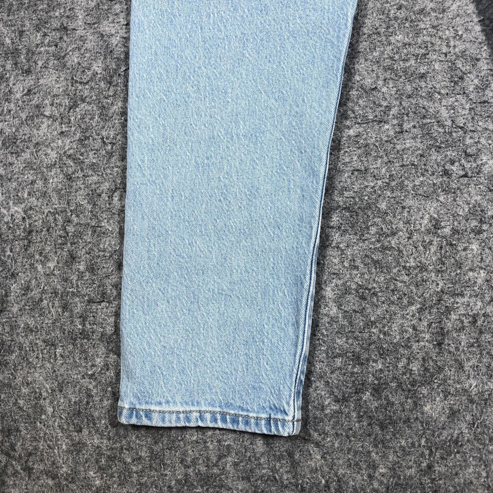 Levi's 501 Premium Jeans Womens 25x26 Light Wash High Rise Straight Big E - Picture 14 of 16